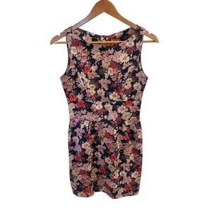 EUC Blanco Floral Sleeveless Mini Dress